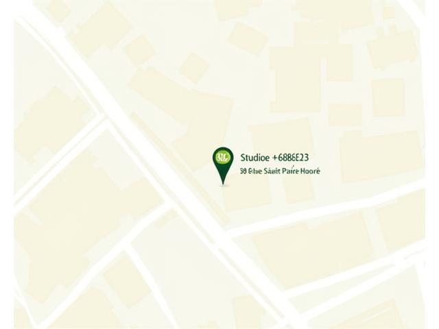 Localisation du studio Source Vive Yoga sur une carte de Paris