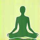 Icône de personne faisant du yoga